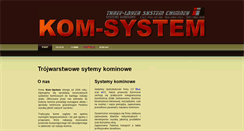 Desktop Screenshot of kom-system.pl